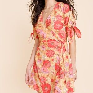 Mi Ami floral wrap mini dress from Franchescas